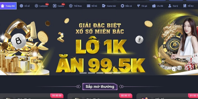 Giao diện web gây ấn tượng mạnh mẽ