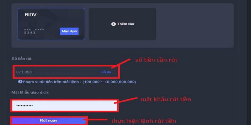 Hướng dẫn rút tiền dễ dàng tại AA88